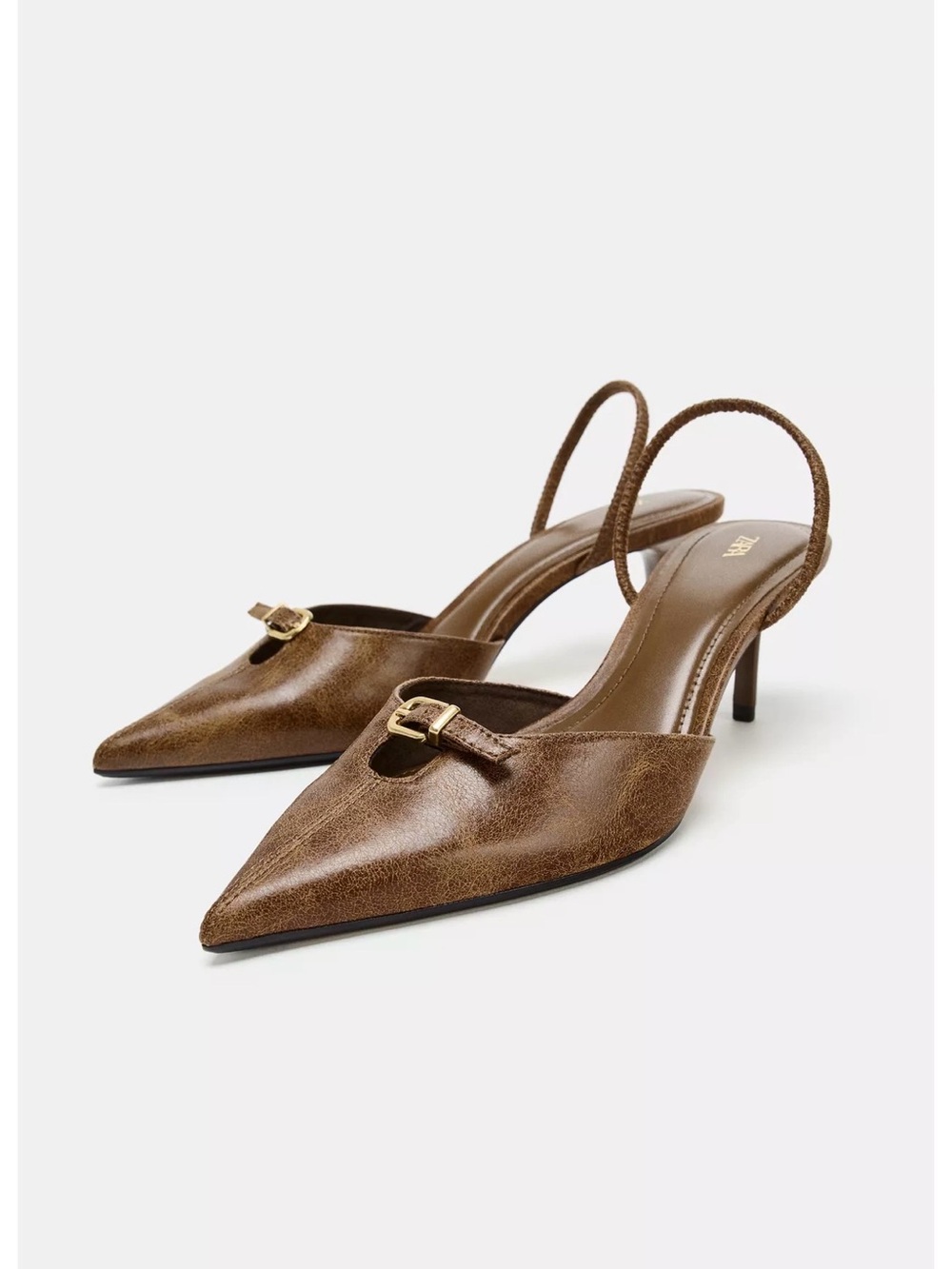 NWT! Buckled slingback shoe | ZARA
